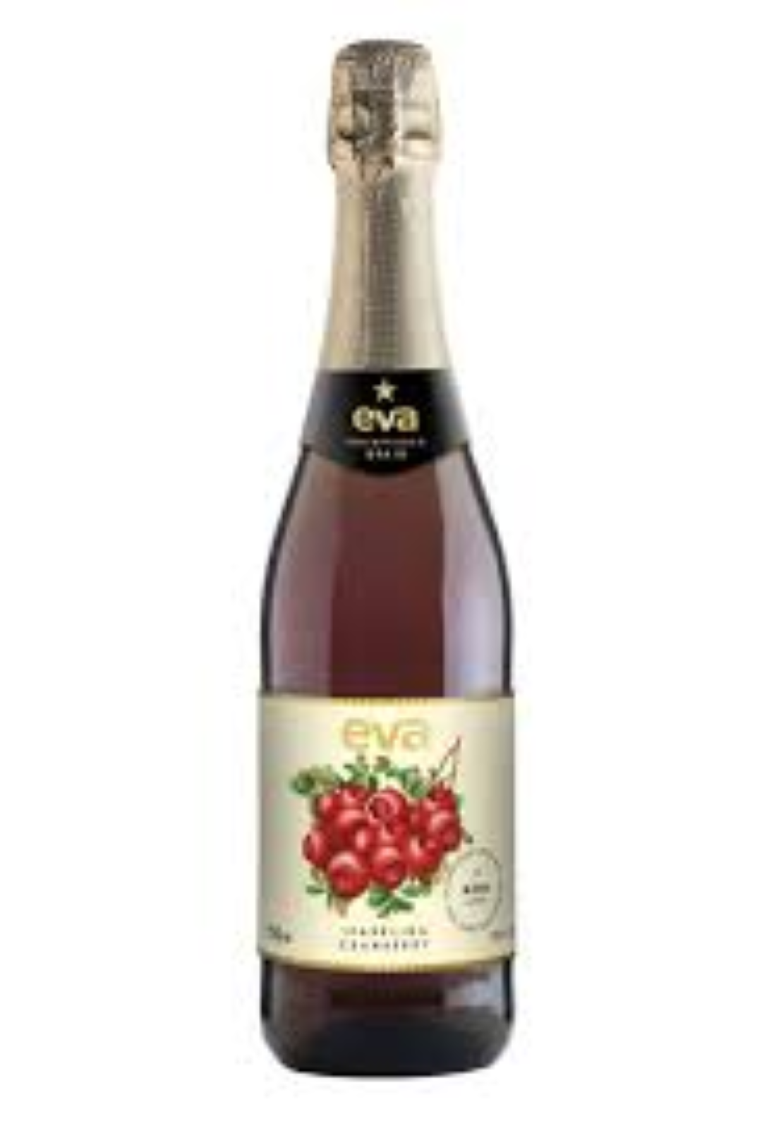 EVA SPARKLING JUICE CRANBERRY 750ML